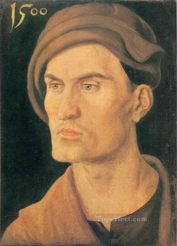 Albrecht Durer Painting - Portrait of a Young Man Albrecht Durer